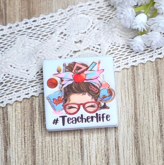 Teacherlife Silicone Focal Bead