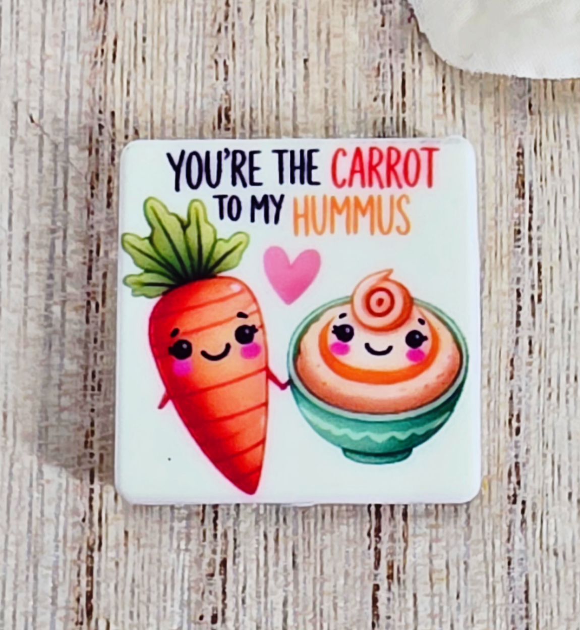 Cute Punny Food Silicone Focal Beads