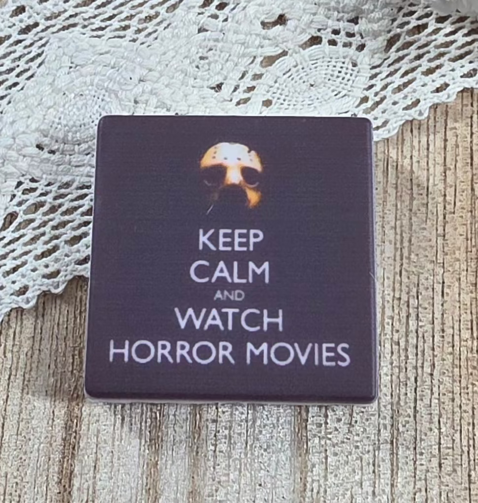 Exclusive “Keep Calm and Watch Horror Movies” Silicone Focal Bead