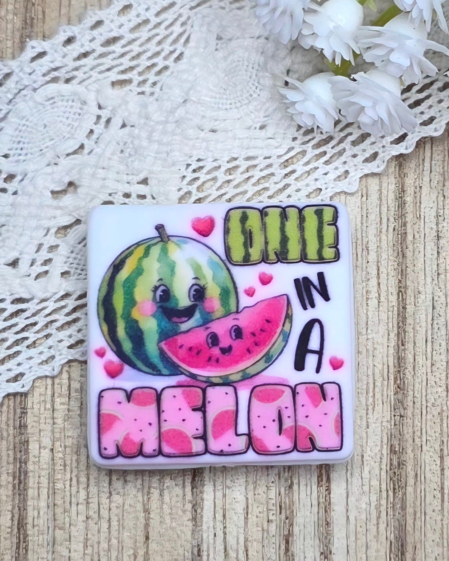 Cute Love Pun Silicone Focal Beads