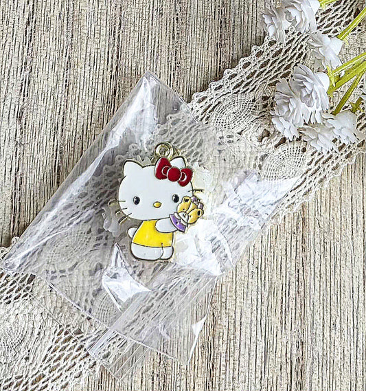 Character Kitty Fancy Metal Bead