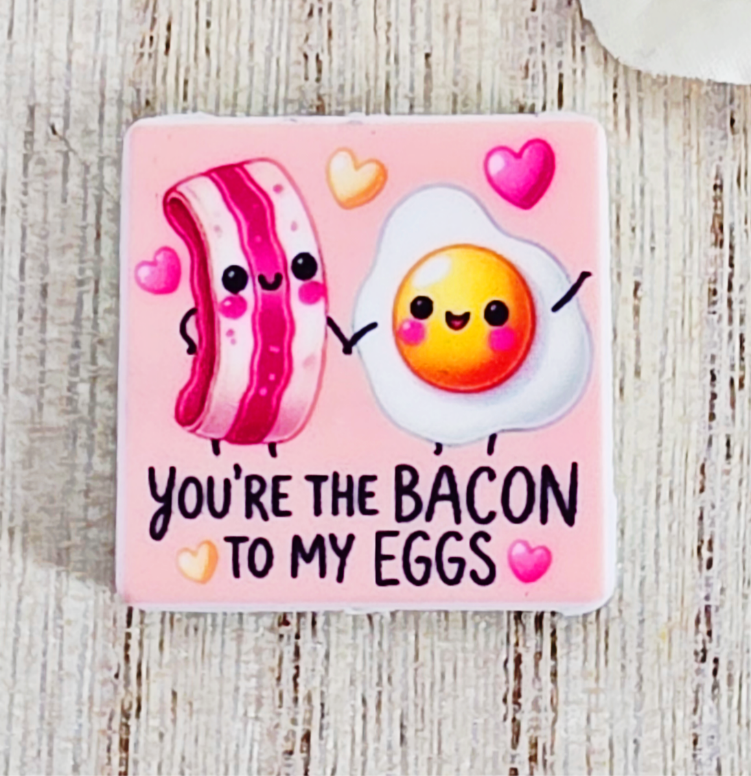 Cute Punny Food Silicone Focal Beads