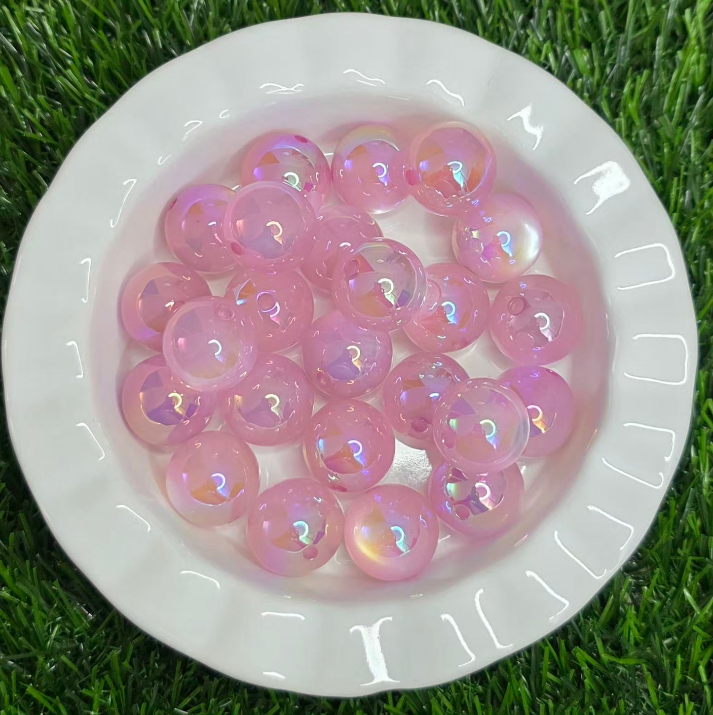 20mm Cat Eye Acrylic Beads – 4 Pack