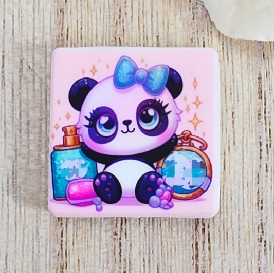 Title:
Luxury Panda Inspired Silicone Focal Bead