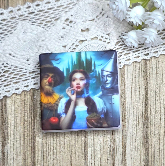Emerald City Inspired Silicone Focal Bead