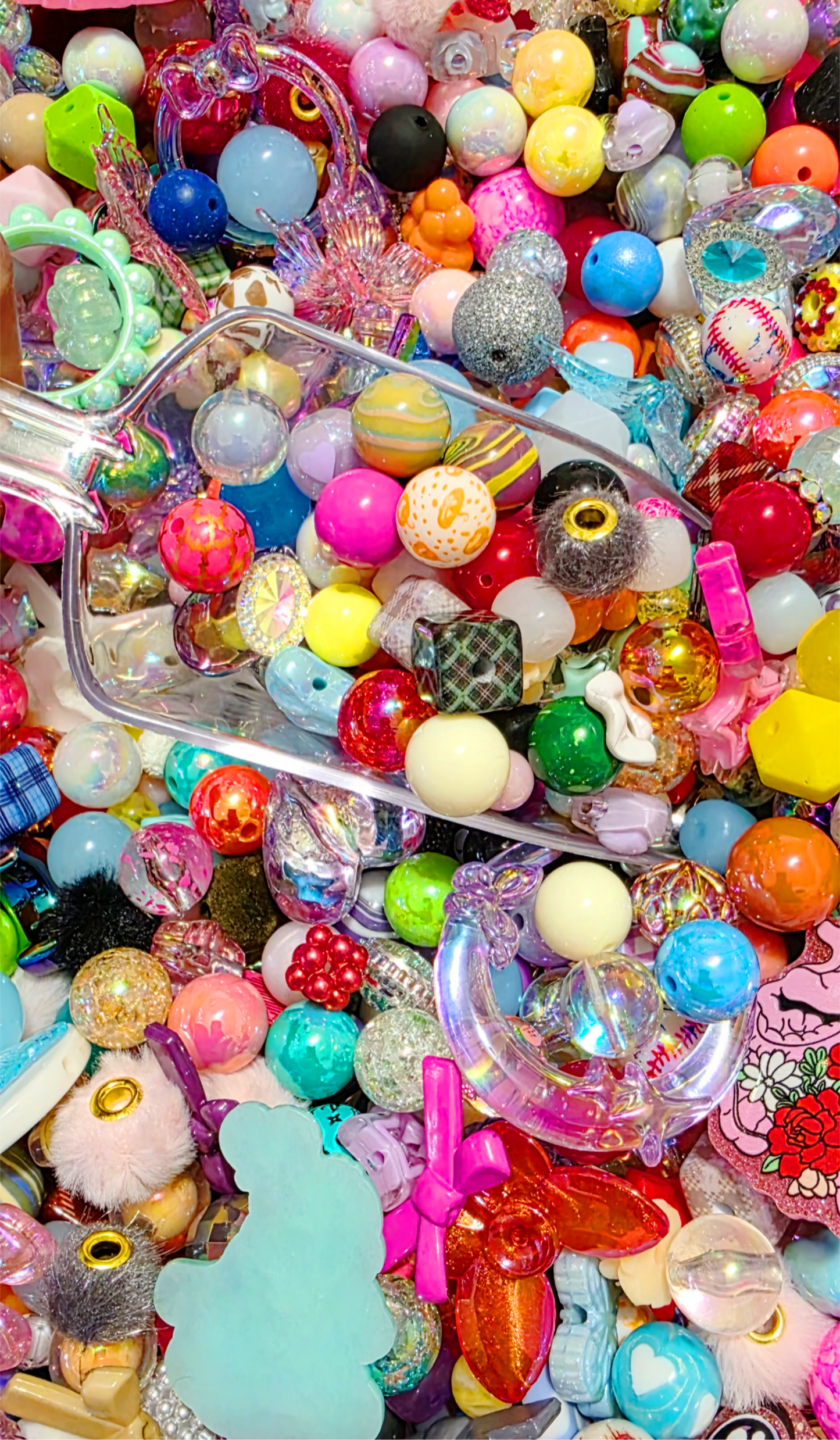 “Kitchen Sink” Bead Mix – Assorted Acrylic Multi Bead Mix | Variety Craft Mix