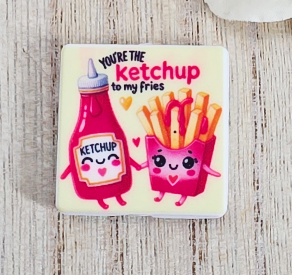 Cute Punny Food Silicone Focal Beads