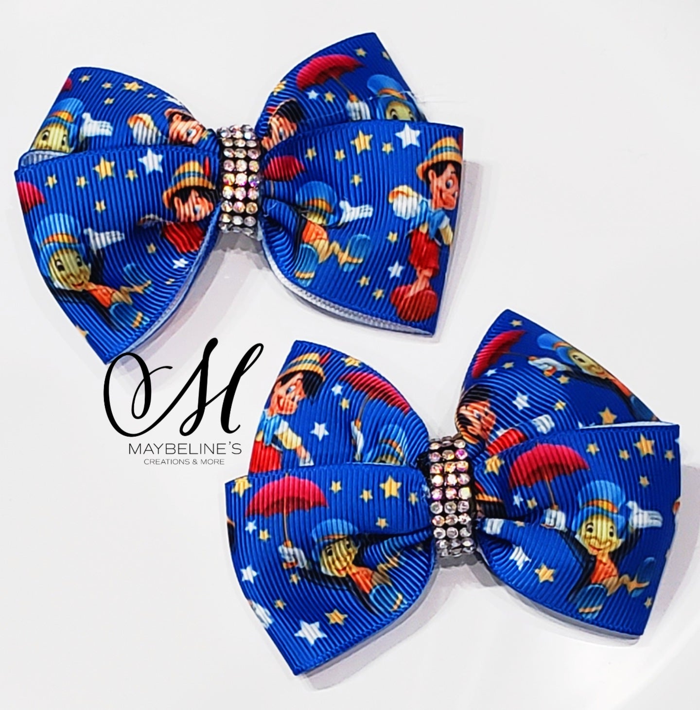 Cricket and Wooden boy hairbow piggy set